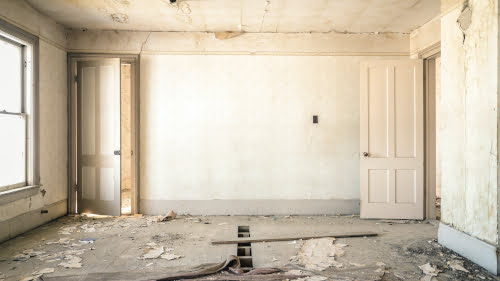 Vacant Bedroom Under Renovation - Vacant Home Insurance